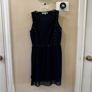 philip lim 3.1 Navy Blue Studded Dress Size Small
